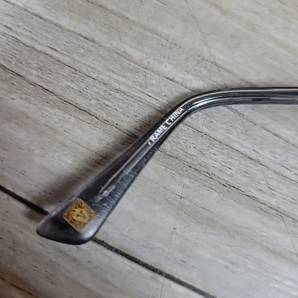 Anne Klein AK5053 001 Eyeglasses Black Metal‎ Square 54-15 135 Frames Only